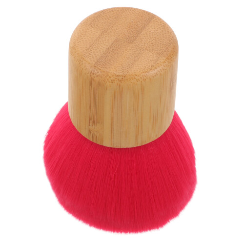 Raindrops Flame Shaped Blush Brush Makeup Brush Red 1pcs
