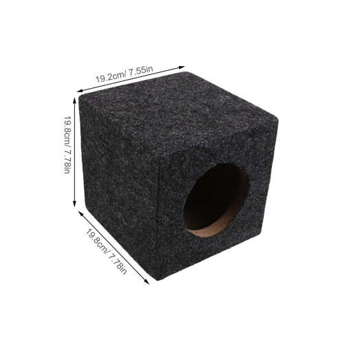 Wood Speaker Box For Car Use Grey Compatible Easy To Operate 1
