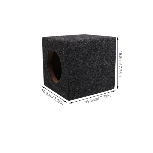 Wood Speaker Box For Car Use Grey Compatible Easy To Operate 2