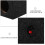Wood Speaker Box For Car Use Grey Compatible Easy To Operate 8