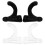 Raindrops 2 Sets Baseball Bat Wall Mount Bracket 9.00x4.00x0.50cm 8