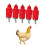 Poultry Drinker Feeders Fresh Water Maintenance 50pcs 2in 3