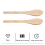 Stuffing Maker Dumpling Stuffing Spoons Bamboo 20pcs 7