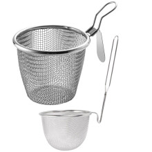 Stainless Steel Strainer Basket 1set