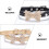 Mlins  3 Pcs Kit Chain Dog Collar Durable Pet Rhinestone 7