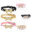 Mlins  3 Pcs Kit Chain Dog Collar Durable Pet Rhinestone 6
