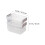 4 Pcs Decorative Storage Boxes With Lids Plastic Clear Stackable 9