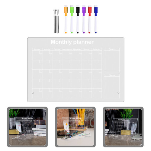 Office Message Board Acrylic Transparent For Families 1 Set 2