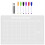 Office Message Board Acrylic Transparent For Families 1 Set 2