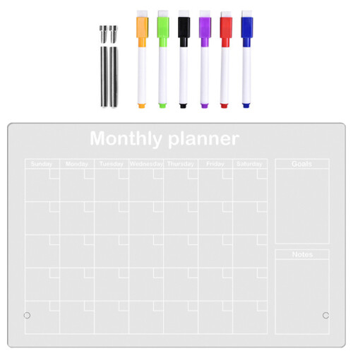 Office Message Board Acrylic Transparent For Families 1 Set 1