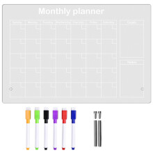 Office Message Board Acrylic Transparent For Families 1 Set