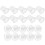 Advertising Hardware Acrylic Screws Transparent 10 Set 9