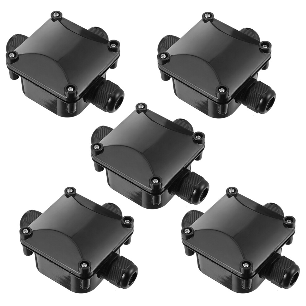 5 Pcs Waterproof Cable Connector Electrical Connectors Junction Case 3171083398746
