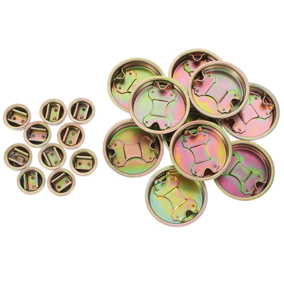 20Pcs Iron Drum Bung Caps Corrosion-Resistant Plugs For Barrels Golden 3164262418564