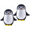 2 Pcs Cartoon Storage Box Plastic Wall Mount Organizer Penguin Boxes 7