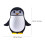 2 Pcs Cartoon Storage Box Plastic Wall Mount Organizer Penguin Boxes 11