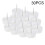 30 Pcs Upholstery Nails Decorative Tack Foot Mat Sofa Tacks 6
