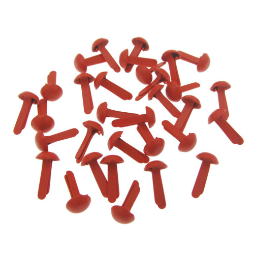 100 Pcs Embellishments Crafts Making Pastel Brads Child 1
