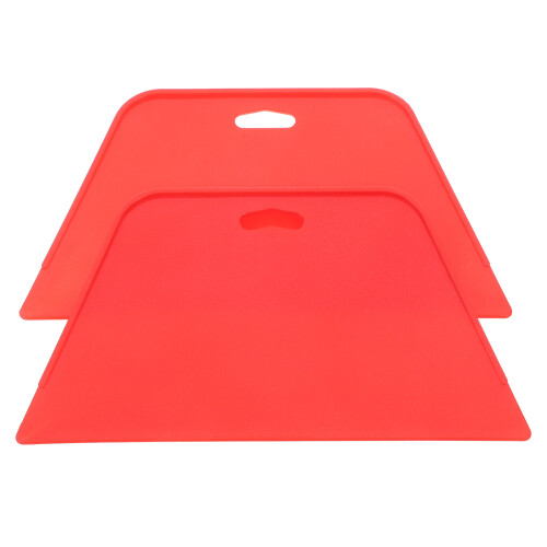 Wall Paper Smoother Tool Squeegee For Vinyl Wrap Red Pp 2pcs
