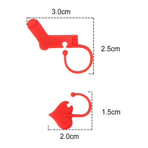Raindrops Plastic Crochet Clip Design Durable For Crafts 100pcs 2
