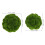 Low Maintenance Faux Balls, Versatile Usage, Green, 2pcs 3