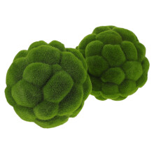Low Maintenance Faux Balls, Versatile Usage, Green, 2pcs