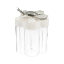 Grey Kitchen Accessory Multi Compartment Spice Shaker Bottle