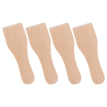 4Stk Mehrzweck Holzspatel Khaki Backschaber Butter
