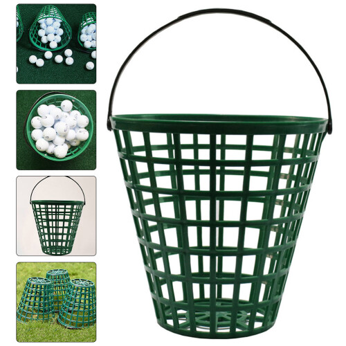 Golf Ball Bucket Golfing Basket Portable Plastic 1 Set 1