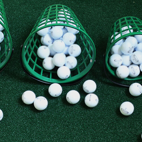 Golf Ball Bucket Golfing Basket Portable Plastic 1 Set 2