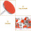Glow Tacks Reflective Trail Marking Tacks Orange Iron 50pack 7