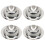 Egg Holder For Kitchen Counter Stainless Steel Silver 4pcs 4
