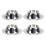 Egg Holder For Kitchen Counter Stainless Steel Silver 4pcs 1