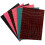 6 Sheets Embossed Textured Bag Bow Earrings Tie Pu 1