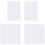 20 motif diamant A5, antiadhésives 7