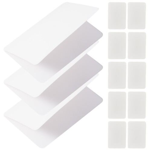 100pcs Rectangular Blank Cards For Co-Workers Invitations