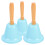 Loud Hand Bell 3set Portable  For Classroom Tool Pet Training 10