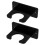 Vertical Bat Display Rack Acrylic Black 2pcs 11