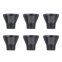 6Pcs Professional Golfs Ball Picker Replaceable Rubber Grabber Black
