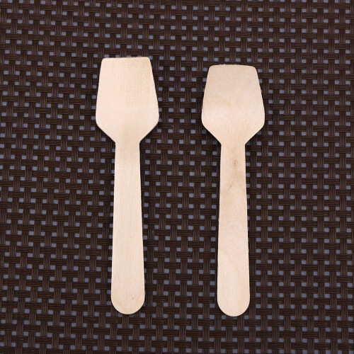80pcs Wooden Square Cream Party 1