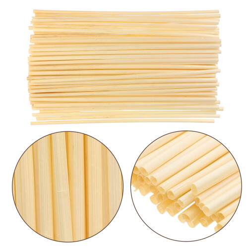 Wheat Straw Bee Tubes Beige For Storage And Protection 100pcs 2