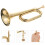 Simple Beginner Trumpet Vintage Bugle Wind Instrument Instruments 6