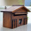 Rustic Mailbox Dark Brown Wood 1pcs For Outdoor Use 6