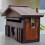 Rustic Mailbox Dark Brown Wood 1pcs For Outdoor Use 11