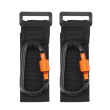 2pcs D-Shaped Pushchair Clips For Bags With Aluminum Alloy