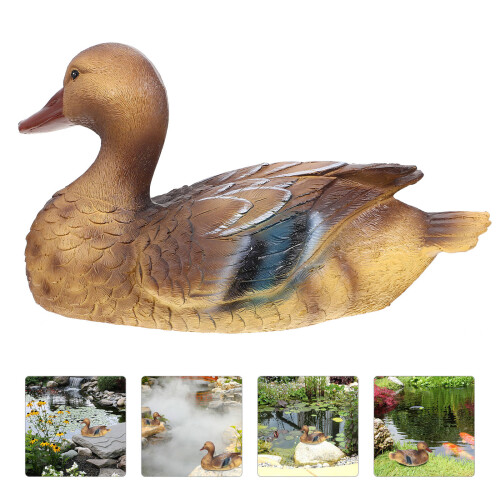 Drijvende Vijver Mandarijneend Decoratie Sierobject Beeldje 2