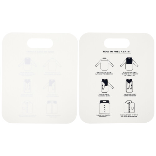 2 Pcs Shirt Folding Board Laundry Clothing Folder Clothes Organiser