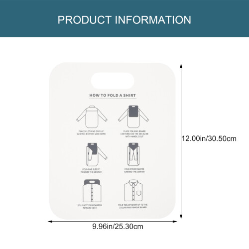 2 Pcs Shirt Folding Board Laundry Clothing Folder Clothes Organiser 2