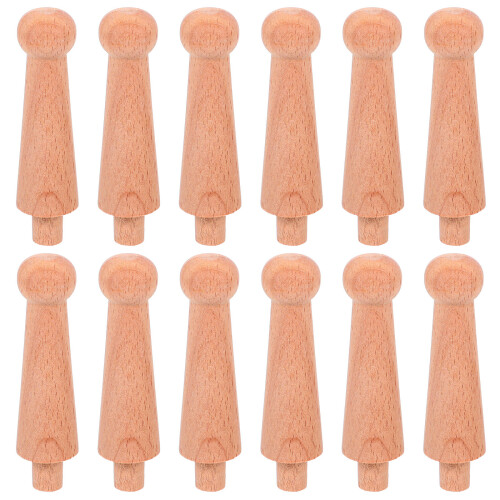 Rustic Pillar Ornament Wooden Home Bar 12pcs
