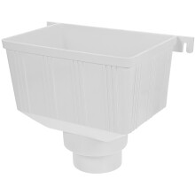 Gutter Downspout Diverter Pvc Drainage Solution White 1 Set